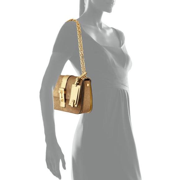 valentino gold rockstud bag